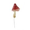 Kép 1/2 - Gomba piros pöttyös kalapos gumi, 6cm