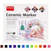 Kép 1/2 - Kerámia-orcelán marker filctoll 12db-os készlet
