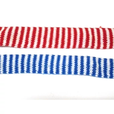 Körkötött  csíkos anyag 1,8 cm,  2,2cm és 3 cm széles Körkötött  csíkos anyag 1,8 cm,  2,2cm és 3 cm széles