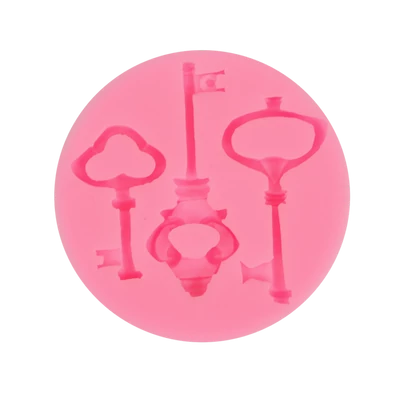 Szilikon nyomóforma, lágy - kulcsok