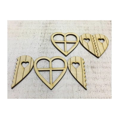 Tündérablak szíves, palettával 2szett/csomag