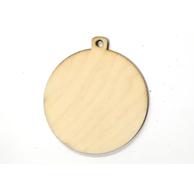 Fa karácsonyfa dísz 8cm