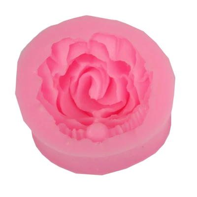 Szilikon nyomóforma, lágy - rózsa