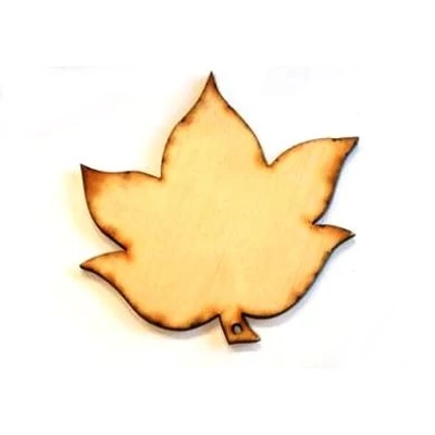 Natúr fa - Mini falevél 3cm 