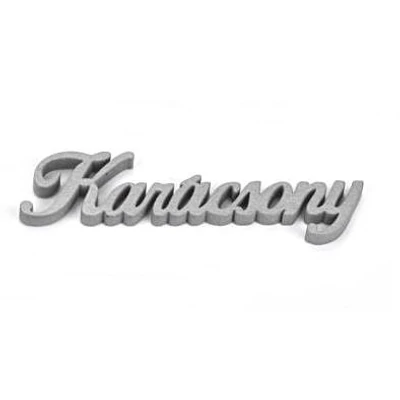 Karácsony felirat ezüst 10cm