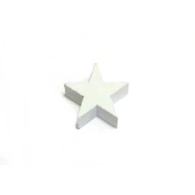 Fehér fa csillag vastag 2cm Fehér fa csillag vastag 2cm