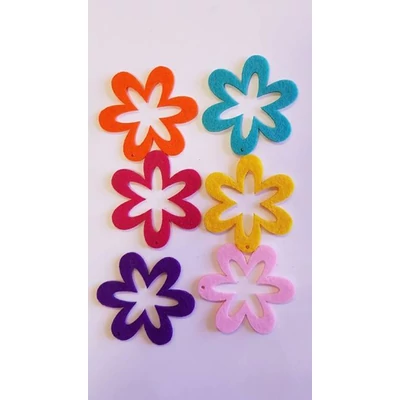 Filc virág hatszirmú Filc virág hatszirmú