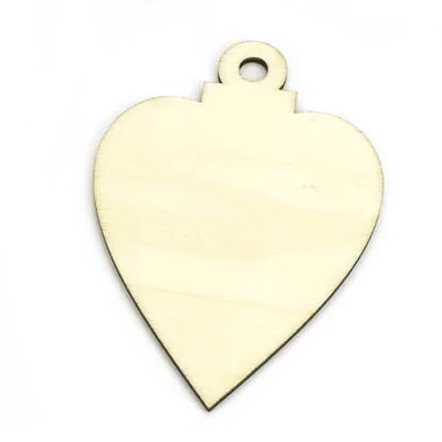 Karácsonyfadísz, szív