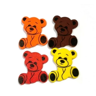 Maci fafigurák, 1 db Maci fafigurák, 1 db