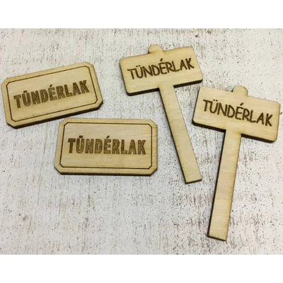  Natúr fa - Tündérlak kellékek 4db/csomag