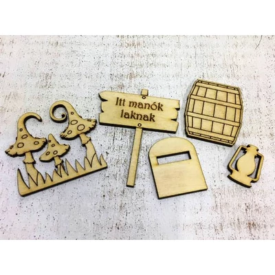 Natúr Fa - Manó kellékek 5db/csomag