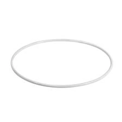 Fém alapkarika, fehér - álomfogó - 10 cm, kör Fém alapkarika, fehér - álomfogó - 10 cm, kör