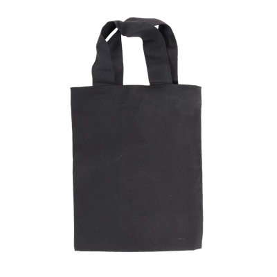 Lenvászon bevásárlószatyor A5 fekete
