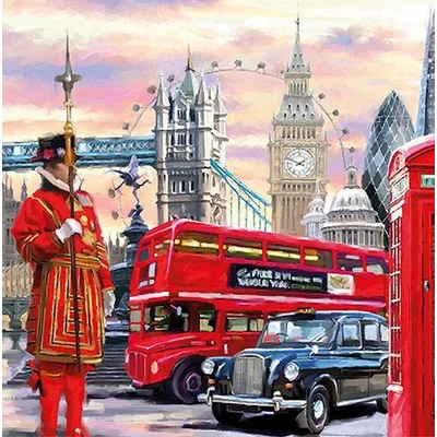 Szalvéta - London