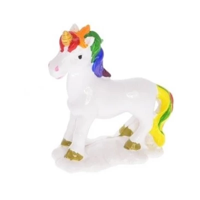 Unikornis álló poly, 5x4cm