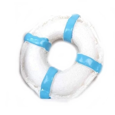 Mentőöv figura, öntapis, világoskék, 3cm