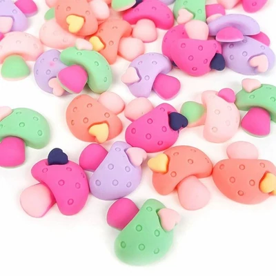 Mini szíves gomba dekoráció, 1db Mini szíves gomba dekoráció, 1db