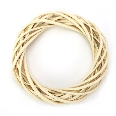 Vessző koszorú krém, 20cm Vessző koszorú krém, 20cm