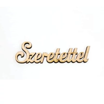 "Szeretettel" felirat "Szeretettel" felirat