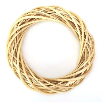 Vessző koszorú natur 20 cm Vessző koszorú natur 20 cm