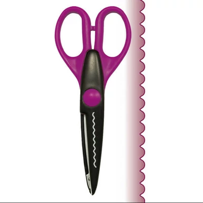 Mintás élű olló, fodor