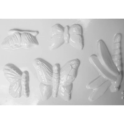 Gipszkiöntő - Pillangók, szitakötő