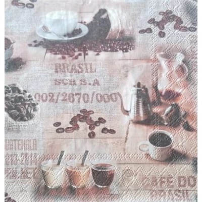 Szalvéta - Brazil kávé Szalvéta - Brazil kávé