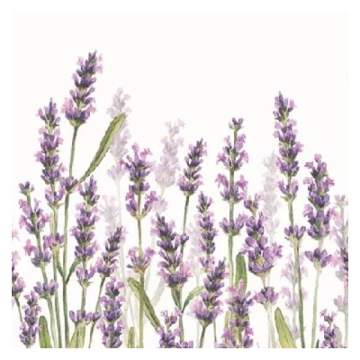Koktél szalvéta - Levendula szálak