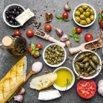 Koktél szalvéta - Mediterrán ételek