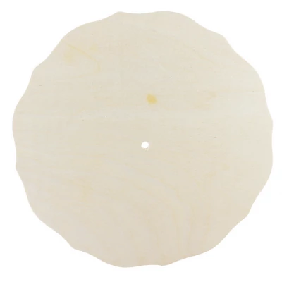 Fa óralap kör, hullámos szélű 30cm