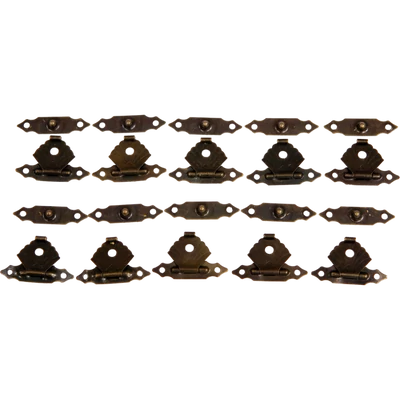 Fém zár bronz 28x18 mm (10 db/csomag) Fém zár bronz 28x18 mm (10 db/csomag)