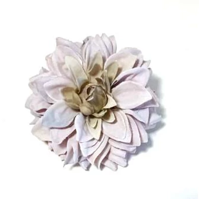 Kicsi dália virágfej  - hamvas lila