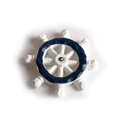 Kormánykerék, öntapis, kék-fehér