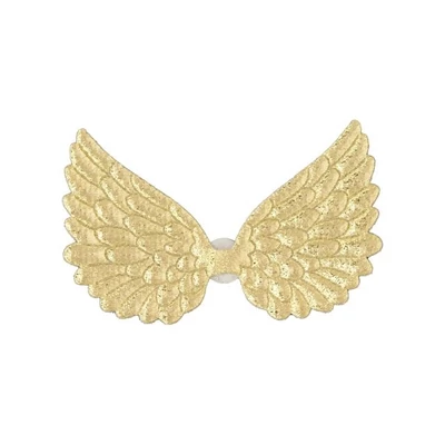 Angyalszárny arany, textil öntapis