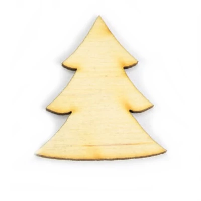 Natúr fa - Fenyő 2,5cm (talp nélkül)