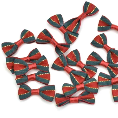 Karácsonyi textil masni 3cm - 1 db Karácsonyi textil masni 3cm - 1 db