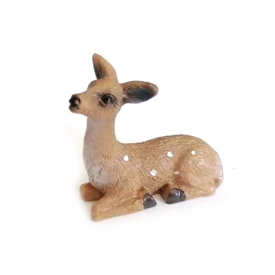 Mini fekvő  pöttyös hátú őzike