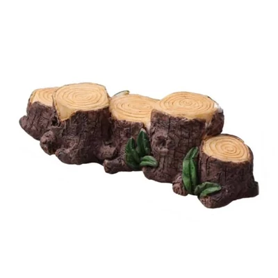 5 vágott farönk figura, poly