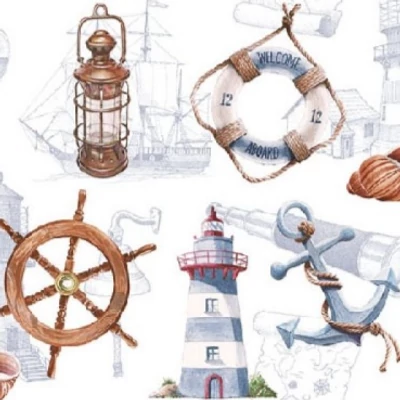 Koktél szalvéta - Welcome aboard