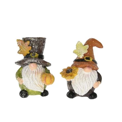 Glitteres  erdei manócska virággal/tökkel - 1db Glitteres  erdei manócska virággal/tökkel - 1db