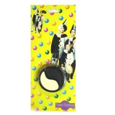 Arcfesték fekete-fehér tégelyes