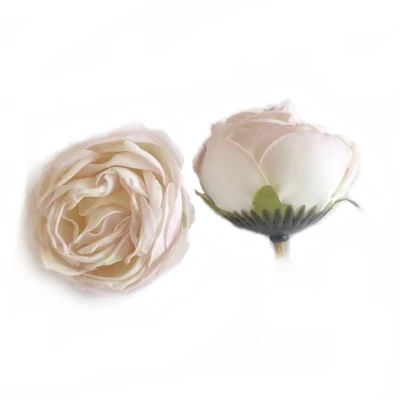 Vintage rózsafej,  krém-rózsa