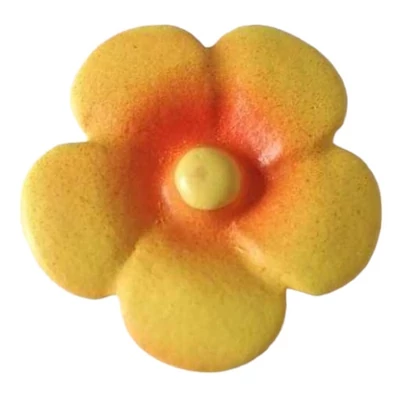 Öntapis virágfej, poly - sárga