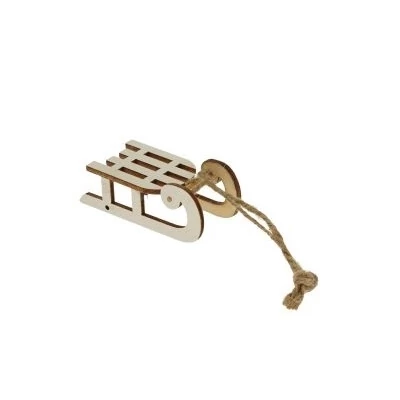 Szánkó kicsi 5cm - natúr