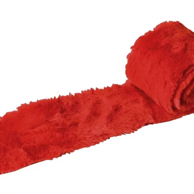 8cm széles Prém piros, cm