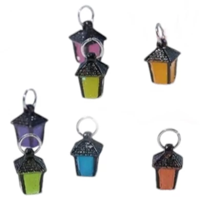 Mini színes lámpás, akasztható - 1db