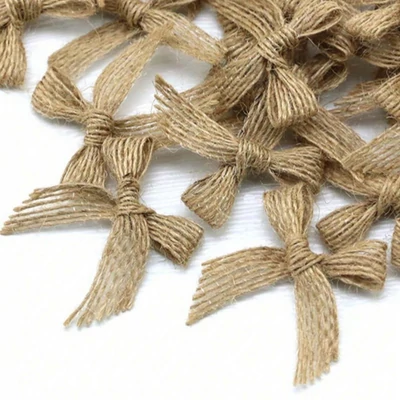 Zsákvászon masni 4cm Zsákvászon masni 4cm