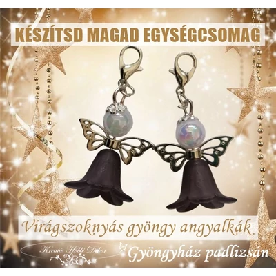 Készítsd magad egységcsomag - Gyöngy angyalkák virágszoknyában - Graffit Készítsd magad egységcsomag - Gyöngy angyalkák virágszoknyában - Graffit