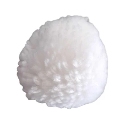 Pom-pom fehér 60 mm, plüss Pom-pom fehér 60 mm, plüss