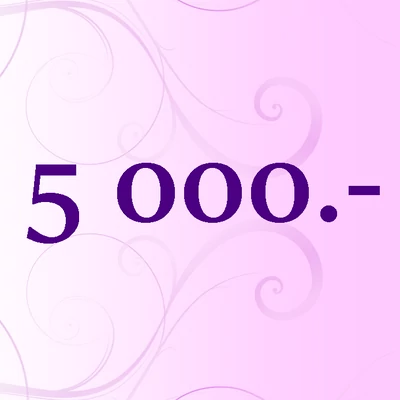 Online ajándékutalvány - 5.000.- Forint